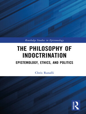 cover image of The Philosophy of Indoctrination